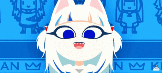 Ankha Joyful Gaze Endless Blinking GIF