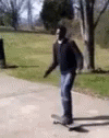 Ankle Breakers Guy On Skateboard GIF