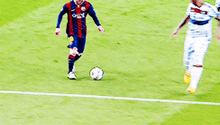 Ankle Breakers Lionel Messi And Kevin Boateng GIF