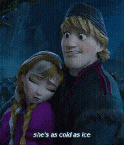 Anna And Kristoff From Frozen GIF