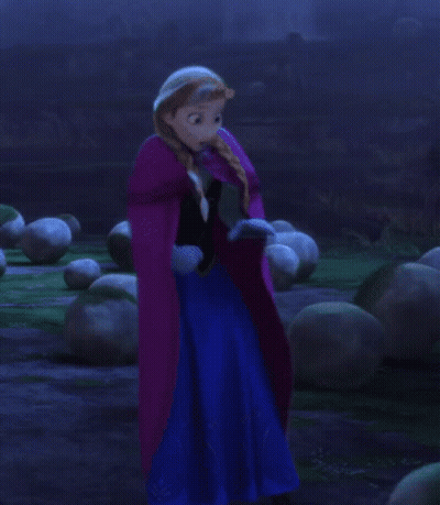 Anna And Olaf From Frozen Saying Spoiler GIF