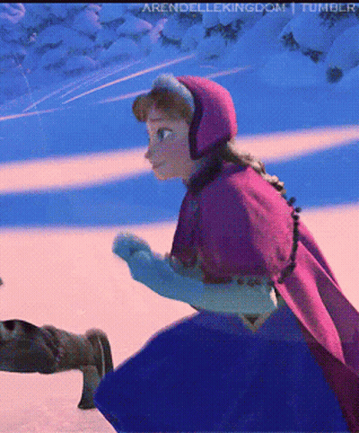 Anna From Frozen On A Tumblr GIF