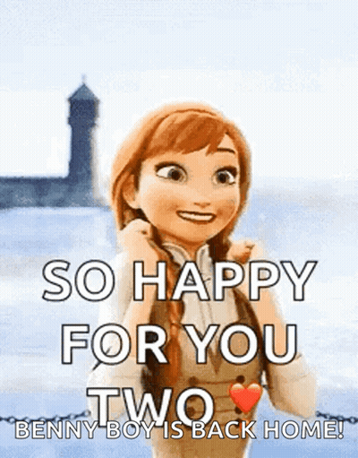Anna From Frozen Saying So Happy For You Two GIF