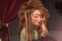 Anna Still Half Asleep GIF