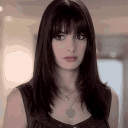 Anne Hathaway Blinking GIF