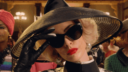 Anne Hathaway Removing Sunglasses GIF