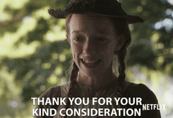 Anne Shirley Thinking Of You Sympathy GIF