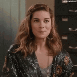 Annie Murphy Blushing Feeling Flattered GIF