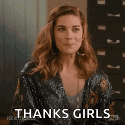 Annie Murphy Hair Flip GIF