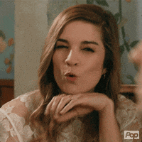 Annie Murphy Wind Burn Reaction GIF