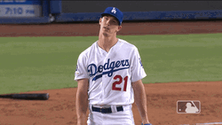Annoyed Baseball Player Walker Buehler  GIF
