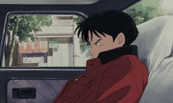 Annoyed Boy In Car Anime GIF