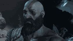 Annoyed Kratos I'm God Boy GIF