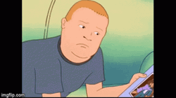 Annoying Bobby Hill Looks GIF