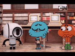 Annoying Gumball And Darwin Dancing  GIF