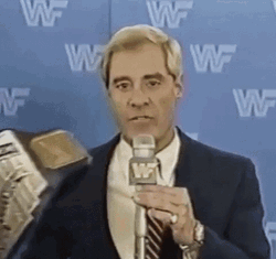 Annoying Macho Man Passing By  GIF