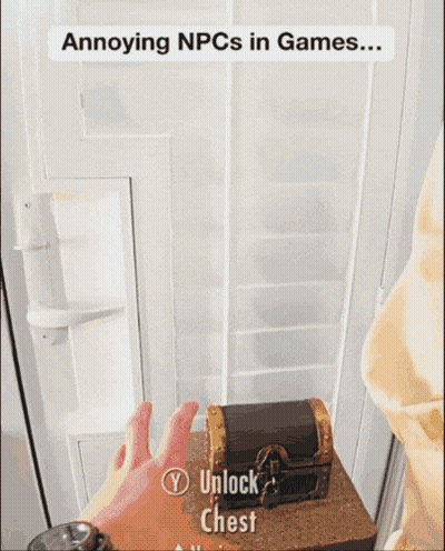 Annoying NPCs In Games Screenshot GIF
