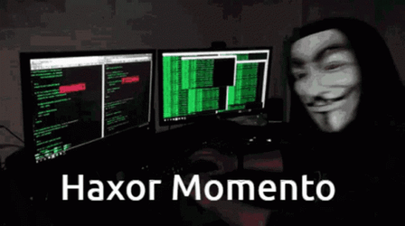 Anonymous Cyber Hacker Screen GIF