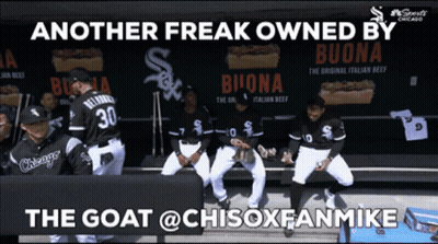Another Freak Owned By Buona Is The Goat @Chisoxfanmike GIF