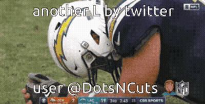 Another L By Twitter User @Dotsncuts Is Displayed GIF