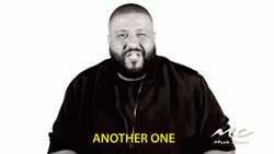 Another One Dj Khaled Multiplying Black Shirt GIF