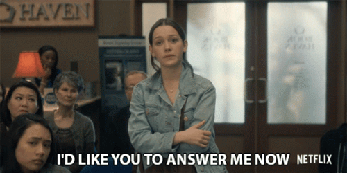 Answer Me Victoria Pedretti GIF