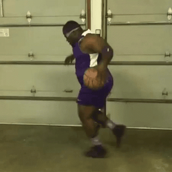 Anthony Adams Dribbling A Basketball GIF