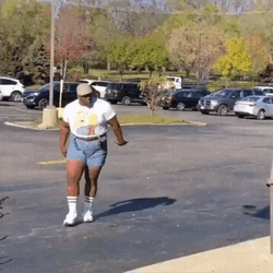 Anthony Adams Entering A Building GIF