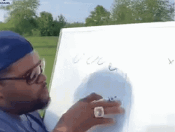 Anthony Adams Explaining Board Illustration GIF