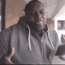 Anthony Adams Wearing Gray Hoodie GIF