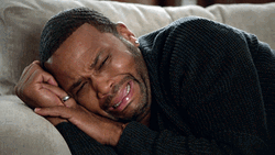 Anthony Anderson Crying Tears Falling GIF