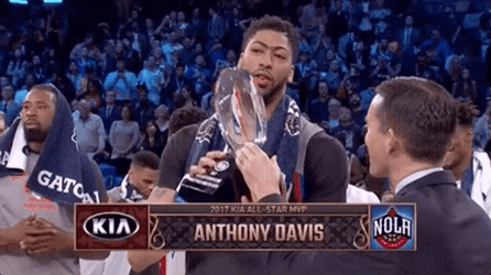Anthony Davis Gets The Mvp Award GIF