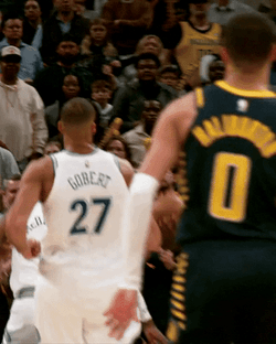 Anthony Edwards Denied The Lay Up GIF