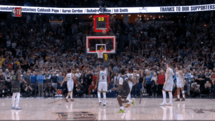 Anthony Edwards Half Court Shot GIF