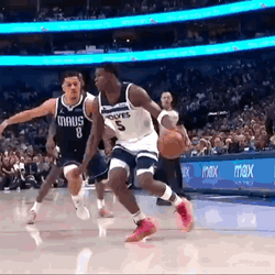 Anthony Edwards Massive Dunk Shot GIF