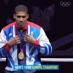 Anthony Joshua Olympic Champion GIF