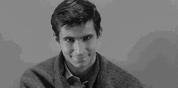 Anthony PerkinsIconic Psycho Smile GIF