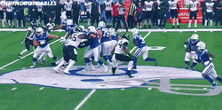 Anthony Richardson Running With Football GIF