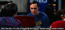 Anti Social Big Bang Theory Replace GIF