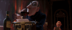 Anton Ego Throwing Up Ratatouille GIF
