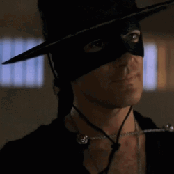 Antonio Banderas Wearing Eye Mask GIF