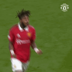 Antony Dos Santos Chest Bump With Fred Mufc GIF