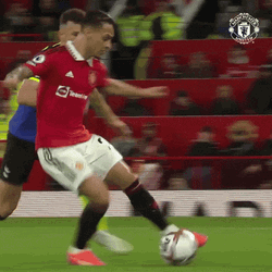 Antony Dos Santos Dribbling Soccer Ball GIF