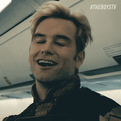 Antony Starr Make Funny Face In Plane GIF