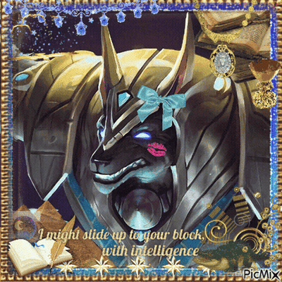 Anubis With I Might Slide Up To Your Block With Intelligence GIF