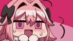 Anxious Astolfo Sweating Profusely GIF