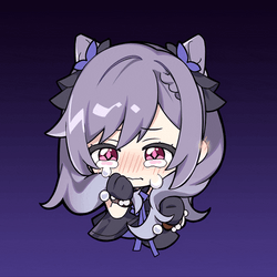 Anxious Chibi Keqing Genshin Impact GIF