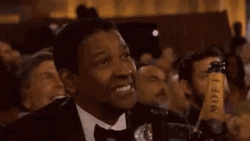 Anxious Denzel Washington Academy Awards GIF