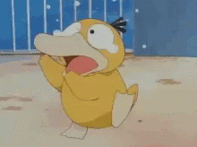 Anxious Psyduck Crying GIF