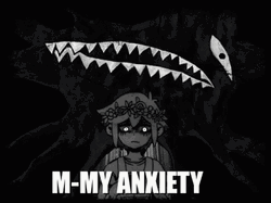 Anxious Sonagamer Omori Monster Animated Meme GIF